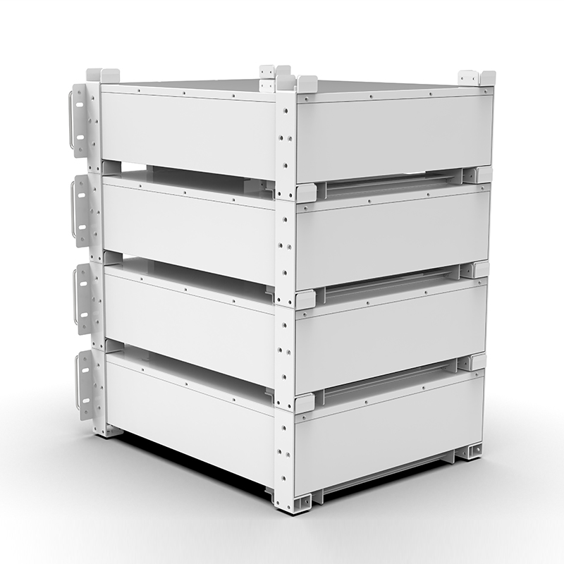 WERAN WRL-48100RW 51.2V 100Ah LiFePO4 แบตเตอรี่แร็ค (5.12kWh) – 8000 รอบ, CAN/RS485, ESS สำหรับบ้านแบบวางซ้อนได้