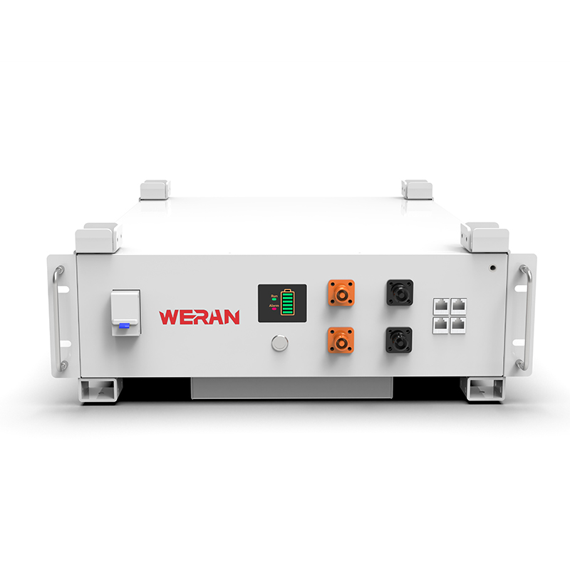 WERAN WRL-48100RW 51.2V 100Ah LiFePO4 แบตเตอรี่แร็ค (5.12kWh) – 8000 รอบ, CAN/RS485, ESS สำหรับบ้านแบบวางซ้อนได้