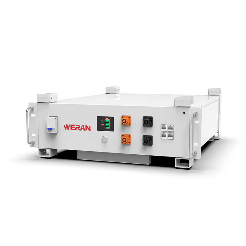 WERAN WRL-48100RW 51.2V 100Ah LiFePO4 แบตเตอรี่แร็ค (5.12kWh) – 8000 รอบ, CAN/RS485, ESS สำหรับบ้านแบบวางซ้อนได้