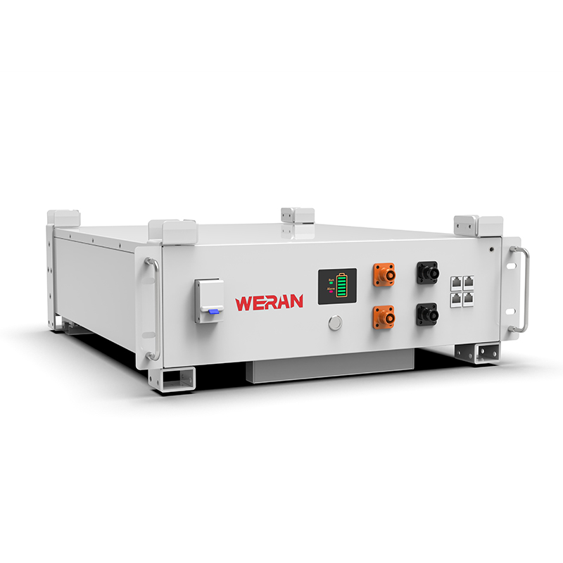 WERAN WRL-48100RW 51.2V 100Ah LiFePO4 แบตเตอรี่แร็ค (5.12kWh) – 8000 รอบ, CAN/RS485, ESS สำหรับบ้านแบบวางซ้อนได้