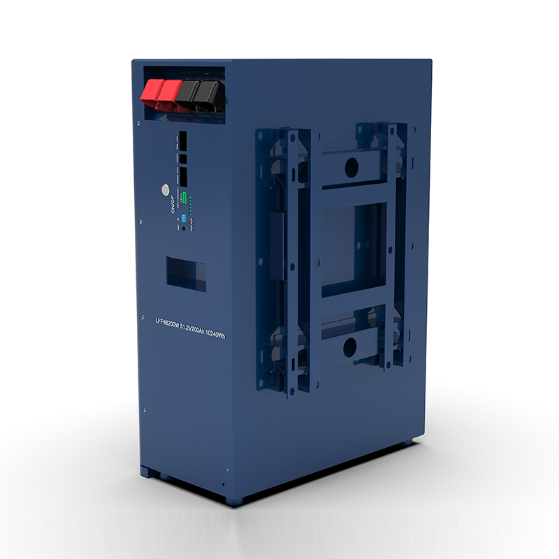 WERAN WRL-48100WB 51.2V 100Ah แบตเตอรี่ LiFePO4 ติดผนัง (5.12kWh) – IP65, 6000 รอบ, เก็บพลังงานแสงอาทิตย์ในบ้านกลางแจ้ง
