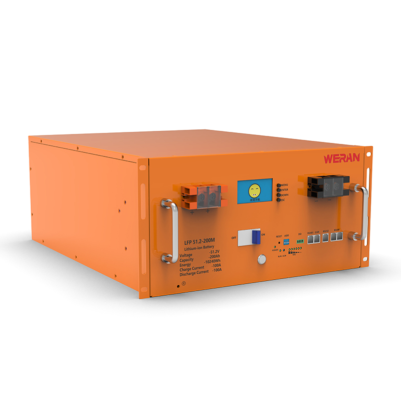 WERAN WRL-48200RO 51.2V 200Ah LiFePO4 แบตเตอรี่แร็ค (10.24kWh) – 8000 รอบ กระแสไฟสูง การจัดเก็บพลังงานแสงอาทิตย์แบบโมดูลาร์