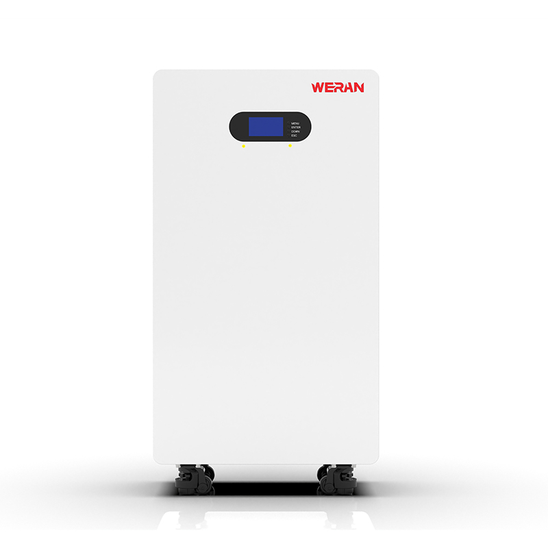 WERAN WRL-48200UW 51.2V 200Ah LiFePO4 แบตเตอรี่ (10.24kWh) – IP65 มีล้อ/แบบยึดผนัง, ที่เก็บพลังงานแสงอาทิตย์ 48V แบบวางซ้อนกันได้