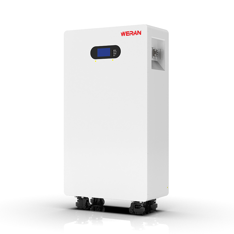 WERAN WRL-48200UW 51.2V 200Ah LiFePO4 แบตเตอรี่ (10.24kWh) – IP65 มีล้อ/แบบยึดผนัง, ที่เก็บพลังงานแสงอาทิตย์ 48V แบบวางซ้อนกันได้